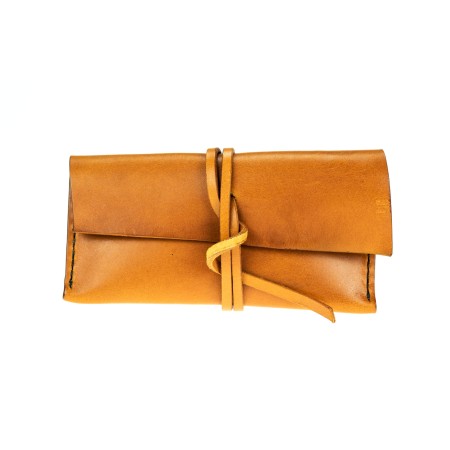 Skórzane etui na tytyoń OFFme TABACO koniak HandMade